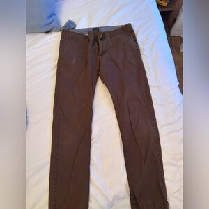 Brown J Crew Chinos